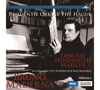 SSS0226 ドビュッシー:海/ヒンデミット:室内音楽第1番/マーラー:交響曲第10番~アダージョ ブルーノ・マデルナ(指揮) ハーグ・レジテンティ管弦楽団