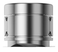 SSSKAAFEIS-Coffee Distributor 58MM-Gravity Adaptive-Coffee Products- Espresso Distributor-Fits All Over 58MM -Espresso distribution tool (58mm-Mirror surface, 890) (silver gray, 58mm)