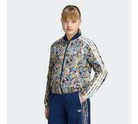 Adidas Originals Sst Loose Cropped Paisley Full Zip Sweatshirt Multicolor 13-14 Years Girl