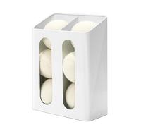 SSTATES Magnetic Dryer Balls Holder for Laundry Room Organization and Storage, Modern Lint Bin for Farmhouse Decor, White (Balls Not Included)