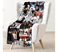 SSTREE Fleece Throw Blankets 10th Anniversary Soft Flannel Throws Comfortable Warm Fleece Blanket for Sofa Printed Blanket 50X40 Inch (2025 new)