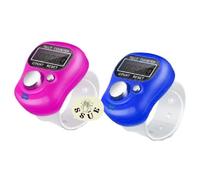 SSUE Naam Jap Counter Chanting Mantra Mini Hand Tally Finger Ring Digital Electronic Head Mantra Jaap, Cricket Rituals Prayers, Worship Religious Spiritua Daily Use Gift 2pc