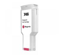 SSUMCUWR 300ML Compatible Ink Cartridge For 746 746XL P2V82A P2V83A P2V80A P2V78A Works With DesignJet Z6 Z9 Printer(M)
