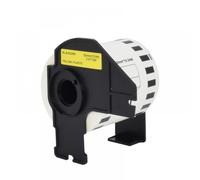 SSUMCUWR 3PCS DK-22606 Compatible Yellow Film Labels 62mm X 15. 24M Continuous Roll For Label Printer Replacement For DK22606(DK-22606-3PCS)