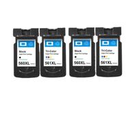 SSUMCUWR 560XL 561XL PG560 CL561 XL Ink Cartridges Compatible With TS5350 TS7450 TS5351 TS5352 TS5353 TS7451 Printers Replacement For PG-560 CL-561 Cartridges(2Pack BK 2Pack Color)