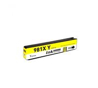 SSUMCUWR Compatible Ink Cartridge 981A 981X 981x For PageWide Enterprise Color 556xh Dn MFP 586dn F Z MFP E58650 Printer(1PCS YELLOW)