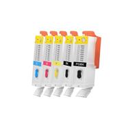 SSUMCUWR PGI-250 CLI-251 Refillable Ink Cartridge Compatible With MX922 MX920 MG5520 MG7520 MG6320 IP7220 IX6820 IP8720 IX6810 5Color