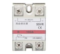 SSVR 100 State Voltage Regulator, 100A State Relay Module, Low Frequency Thyristor with Overvoltage Absorption Circuit, Aluminum Heat Sink Base