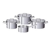 SSW 400095 Saucepan Set 7 Pieces Stainless Steel 1 Litre