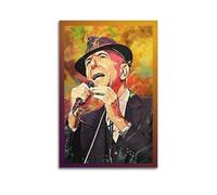 SSXAQWEE Leonard Cohen Poster Poster Decorative Painting Canvas Wall Posters And Art Picture Print Modern Family Bedroom Decor Posters 08x12inch(20x30cm)