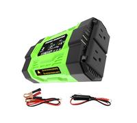 SSXOQX 300W/500w Car Power Inverter, DC 12v to 110V AC Car Charger Adapter with 2 Usb & 2 Type-C Ports(25W/4.8A), Dual Outlets, Lcd Display, and Advanced Safety Features for Travel Charging 300W
