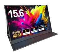 SSYA 15.6 inch Portable Screen Monitor,100% sRGB 1080P USB Type-C HDMI Second Screen for Laptop,PC,Phone,PS,Xbox,Swich,IPS Ultra-Slim Full HD Work and Gaming Screen Monitor