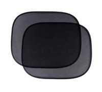 SSyang 2 Pieces of Sun Protection for The Side Window, Sun Visor, 44 * 36cm, Sun Roller Blind for The Car, Car Sun Protection, with Suction Cup (Black)