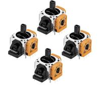 SSyang 4 PCS Replacement Joystick Analog Stick,Stick Joystick Replacement Parts Analog 3D Joystick,Thumbstick Wireless Stick Joystick for PS5 Dualshock 4 Xbox One Controller(Yellow)