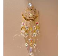 SSyang Sun Catcher, Suncatcher, Sun Catchers for Windows, Crystal Suncatcher, Flame Moon Crystal, for Window Hanging Decoration