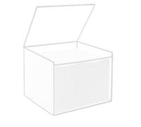 SSYDian Disposable Face Towels with Clear Acrylic Box Container, 10” x 12”, Biobased Viscose Fibre, Cleansing Facial Dry Wipes for Sensitive Skin, Travelling, Makeup Remover (50 Count)