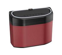 SSYYKJC Portable Car trash can, for Land-Rover Discovery Sport L550 5seats 2020 2021 2022 Waterproof Leak-Proof easy to clean Car Garbage Bins,Red