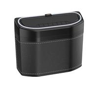 SSYYKJC Portable Car trash can, for Land-Rover Range Rover Sport (2005-2008) Waterproof Leak-Proof easy to clean Car Garbage Bins,Black