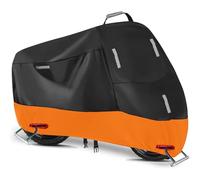 SSYYSS Motorbike Cover for Honda CBR 400 Fireblade 1989-2017,Heavy Duty Waterproof Outdoor Motorcycle Cover,Breathable Ripstop Fabric,Anti-UV Rain Dust Protector with Lock Hole,B-XXXL