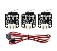 SSZENO 【Printer accessories】 3 Pcs 3D Printer Limit Switch Endstop, Mechanical Limit Switch Module with 3 Pins 1M Cable Compatible with Ender 3/5/pro/V2 CR10