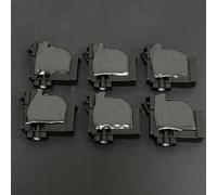 SSZENO 【Printer accessories】 L800 DTF Printer Damper Dumper Compatible with Epson L801 L805 L810 L850 L1800 L1300 L1455 With 2M Hose Tube(Black damper 6PCS)