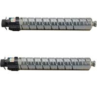 SSZENO 【Printer accessories】 SPC810DN Compatible with Toner Cartridge Replacement for Ricoh SPC810DN for Ricoh SPC810DN C821 C820 C810H C811DNHC SPC811DN Printer,Work Efficiently 2 pcs Black