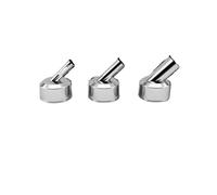 ST-862D Rework Station Hot Air Gun Nozzle Sleeves Mouth 45 Degree Angle A2600 Convernter Nozzle Welding Tool(Color:3pcs)