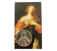 St Agatha Breast Cancer Prayer Token Healing Saint and Holy Card
