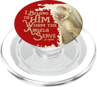 St Agnes of Rome Saint Quotes Angels Vintage Catholic PopSockets PopGrip for MagSafe