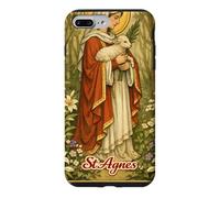 St Agnes of Rome Vintage Art Catholic Patron Saint Case for iPhone 7 Plus/8 Plus