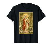 St Agnes of Rome Vintage Art Catholic Patron Saint Value Graphic T-Shirt