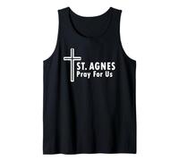 St. Agnes Pray for Us Catholic Martyr Saint Tank Top