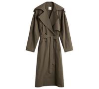 ST. Agni Women's Relaxed Trench Coat Khaki