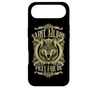 St Ailbhe Catholic Patron Saint of Wolves Praying Irish Case for iPhone Air