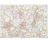 St Albans - AL- Postcode Wall Map - Paper