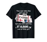 St Albans Boarding Pass - St Albans Girl - St Albans T-Shirt