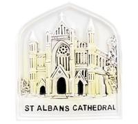 St Albans Cathedral United Kingdom Refrigerator Magnet Tourism Souvenir 3D Fridge Decoration Creative Craft