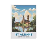 St Albans, Hertfordshire，Puzzle 1000 Piece Jigsaw Puzzles for Adults, Classic Puzzle Difficult Puzzle for Kids Teenagers Educational Game Toys Gift for Home Travel（38x26cm）-GR35