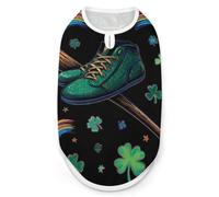 St And Patrick Day Baseball Cute Dog Vest Pet Clothes Sleeveless Shirt