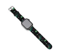 St And Patrick Day Baseball Essential Sports Silicone Watch Band Quick Release Waterproof Replacement Strap Compatible with IWatch 38mm/40mm
