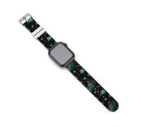 St And Patrick Day Baseball Essential Sports Silicone Watch Band Quick Release Waterproof Replacement Strap Compatible with IWatch 38mm/40mm