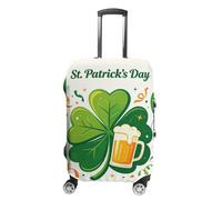 St and Patrick Day in Ireland Custom Suitcase Cover Washable Travel Luggage Protector Case