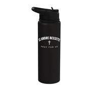 St. Andre Bessette Catholic Patron Christian Saint Stainless Steel Insulated Water Bottle