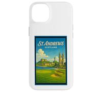 St Andrews City Scotland UK Vintage 50's Poster Art Graphic Case for iPhone 14 Plus