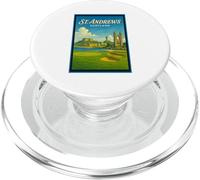 St Andrews City Scotland UK Vintage 50's Poster Art Graphic PopSockets PopGrip for MagSafe