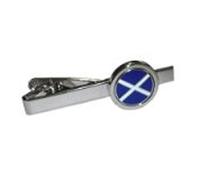 St Andrews Cross Scottish Flag Design Tie Clip Presented in a Box