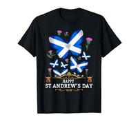 St Andrews Day Outfit For Kids & Scottish Thistle Flag T-Shirt