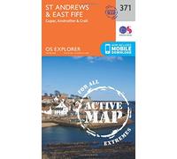 Explorer Active 371 St Andrews & East Fife Map With Digital Version - Orange, Orange One Size