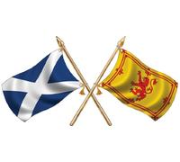 St Andrews/ Rampant Lion Crossed Flags (Medium 144mm x 286mm)