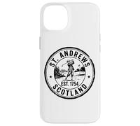 St. Andrews Scotland Black Cancellation Stamp Case for iPhone 14 Plus